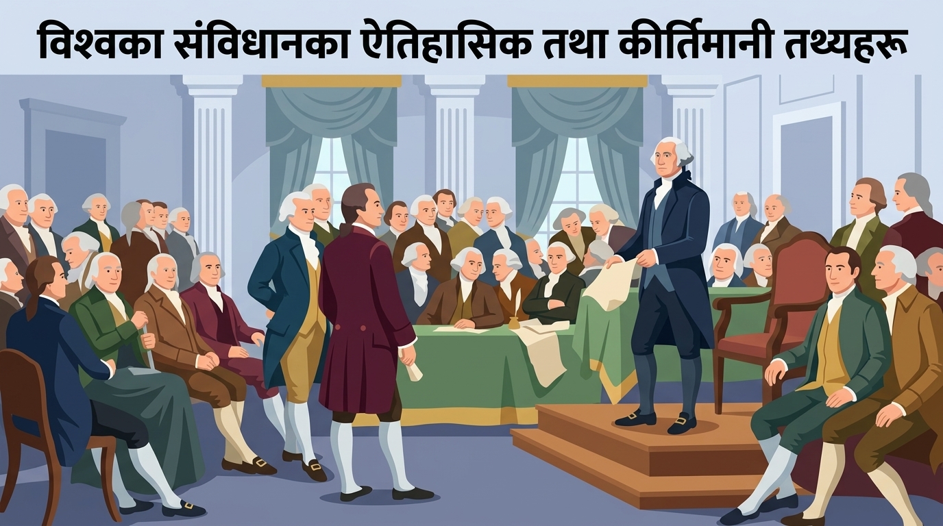 Historical and record-breaking facts about the constitutions of the world
