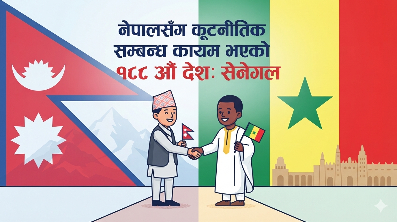 Senegal becomes 188th country to establish diplomatic relations with Nepal