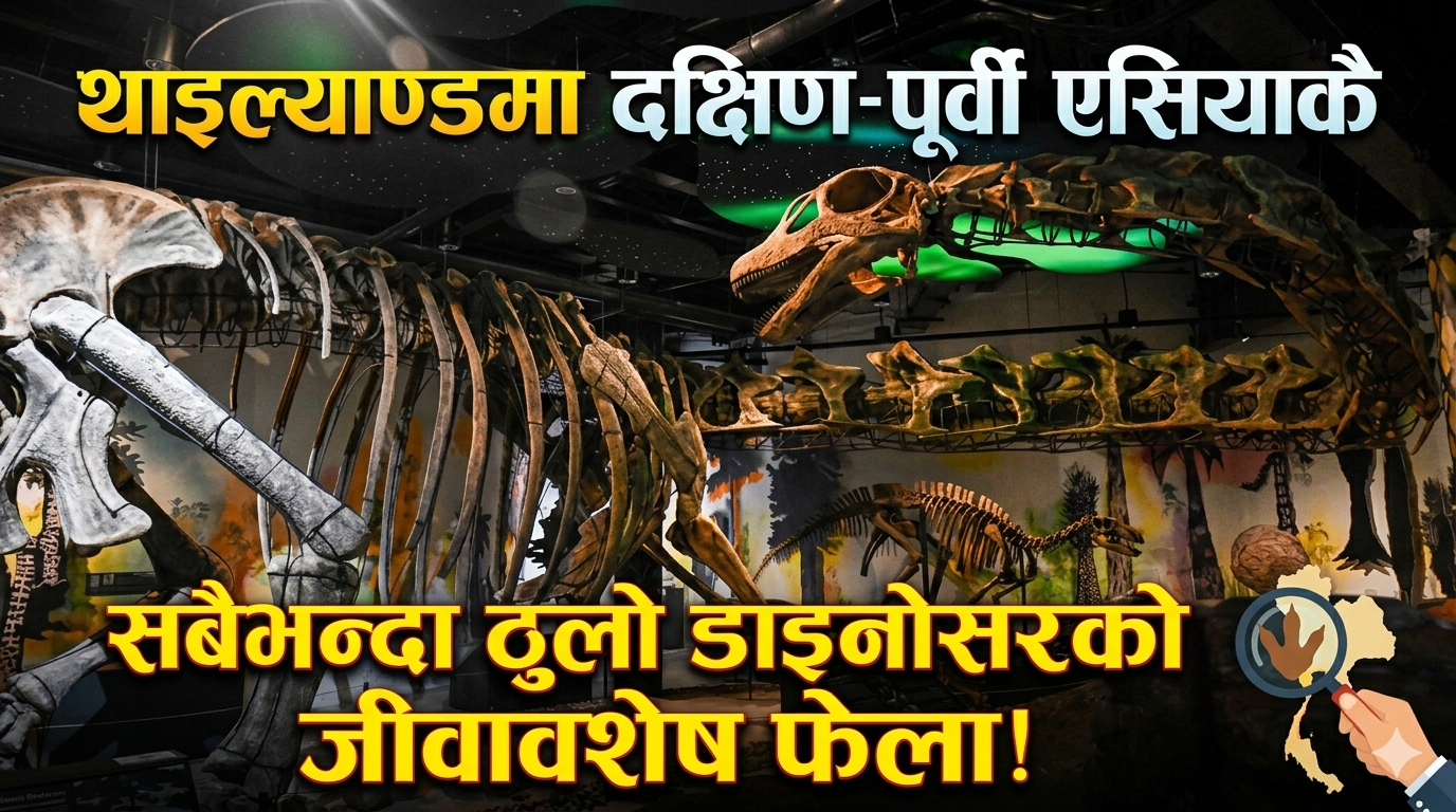 Fossils of Southeast Asia's largest dinosaur found in Thailand