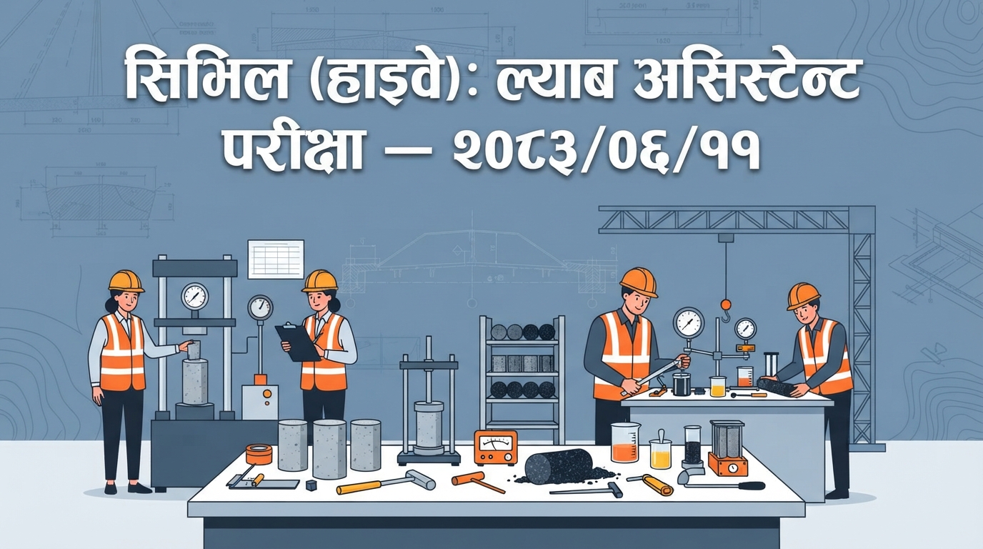 Civil (Highway): Lab Assistant Exam — 2083/06/11