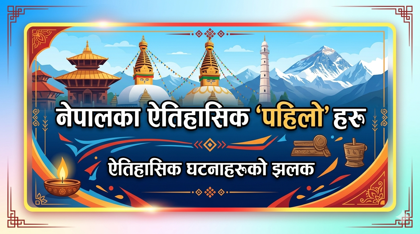 Nepal's historical 'firsts'
